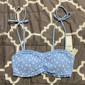 Hollister daisy flower swim top